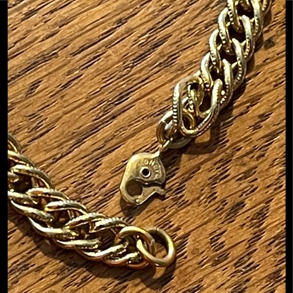 Signed MONET Gold Tone 55” Chain Necklace -Double or Triple for different looks! - Picture 10 of 17